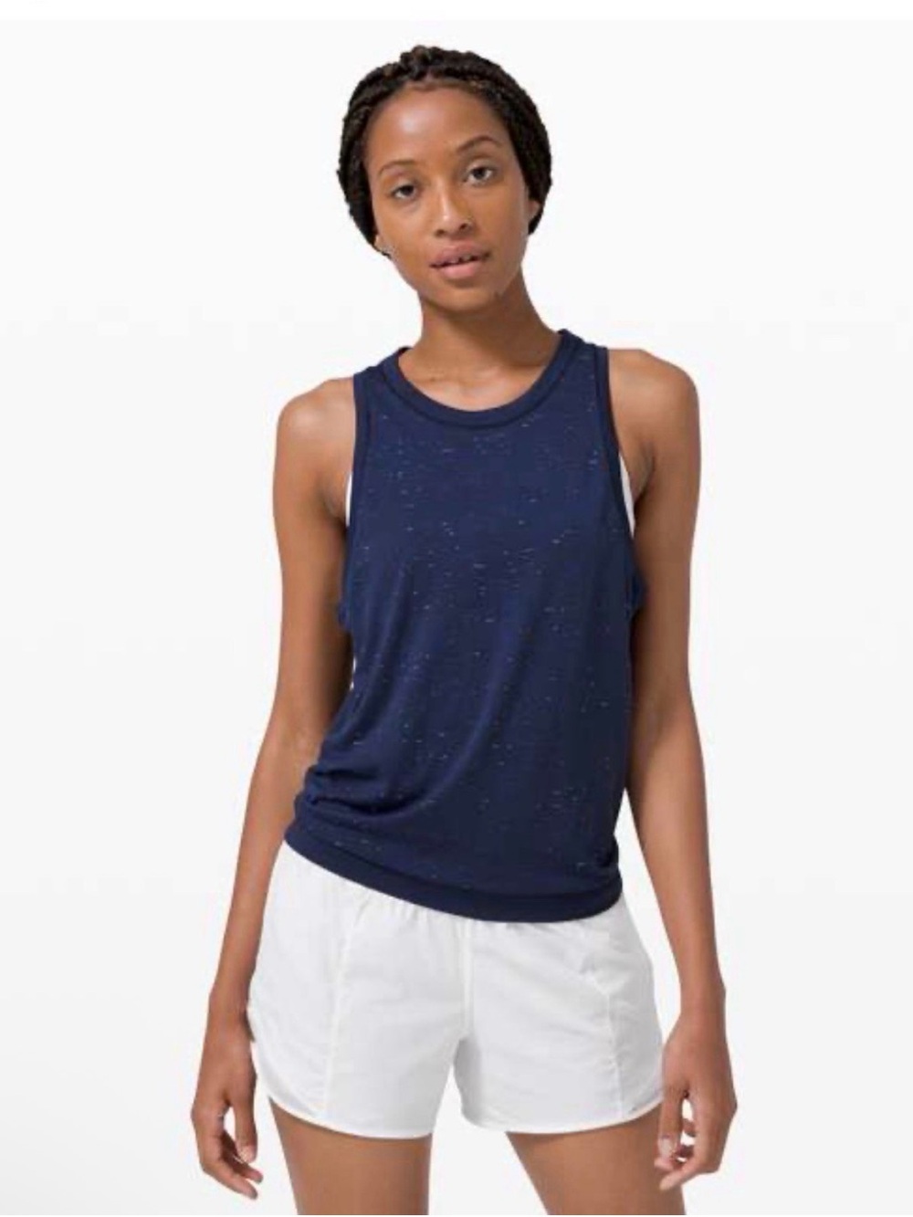 Lululemon Swiftly Relaxed Tank - Cosmic Shift Hyper Blue / Black